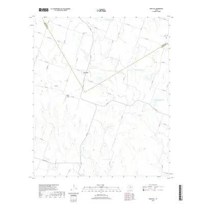 2019 Map of Edna Hill, 2019 Print