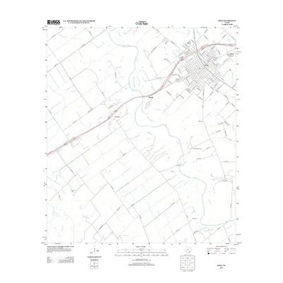 2013 Map of Edna, 2013 Print