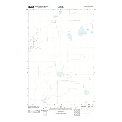 2010 Map of Edna Lake, 2010 Print