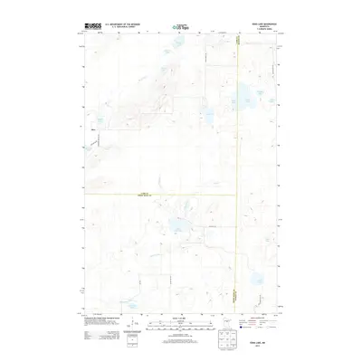 2013 Map of Edna Lake, 2013 Print