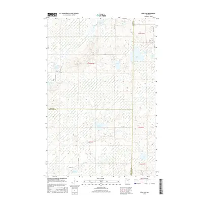 2016 Map of Edna Lake, 2016 Print