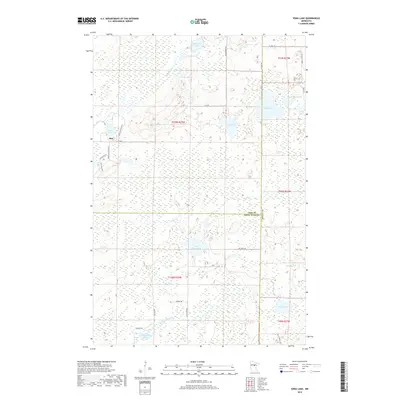 2019 Map of Edna Lake, 2019 Print