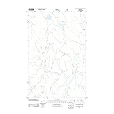 2011 Map of Edna Mountain, 2011 Print