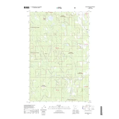 2020 Map of Edna Mountain, 2020 Print