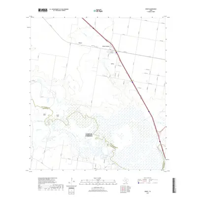 2019 Map of Edroy, 2019 Print