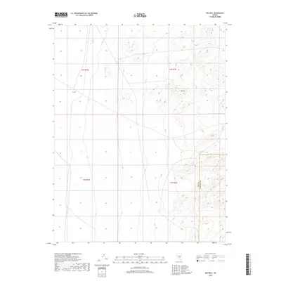 2018 Map of Eds Well, 2018 Print