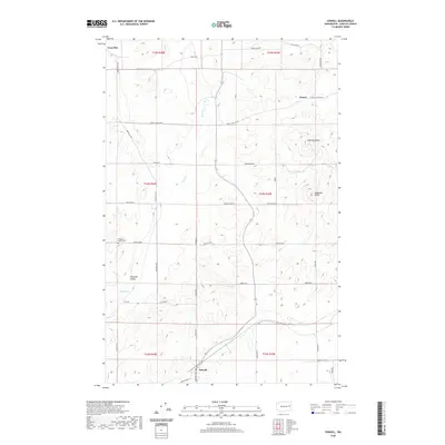 2020 Map of Edwall, 2020 Print