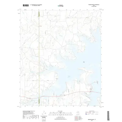 2019 Map of Edwards Branch, 2019 Print
