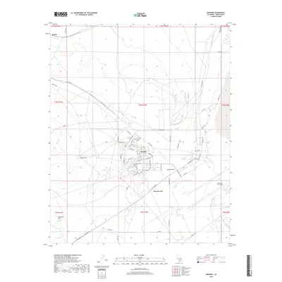 2018 Map of Edwards, 2018 Print