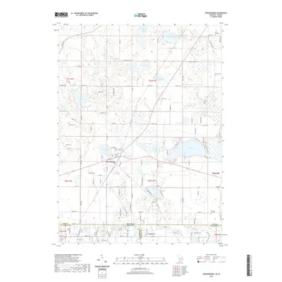 2019 Map of Edwardsburg, 2019 Print