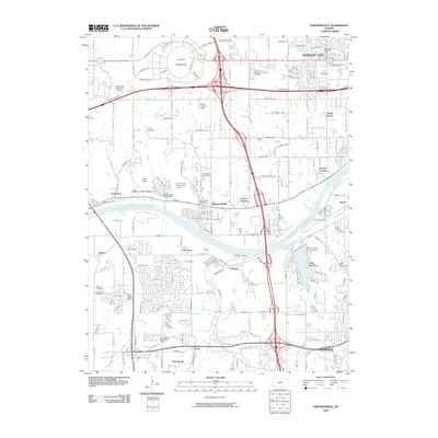 2009 Map of Edwardsville, 2009 Print