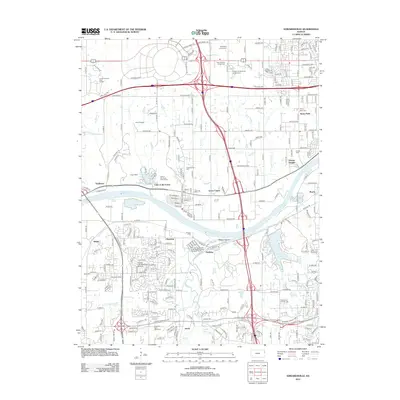 2012 Map of Edwardsville, 2012 Print