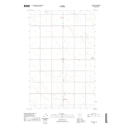 2020 Map of Een School, 2020 Print