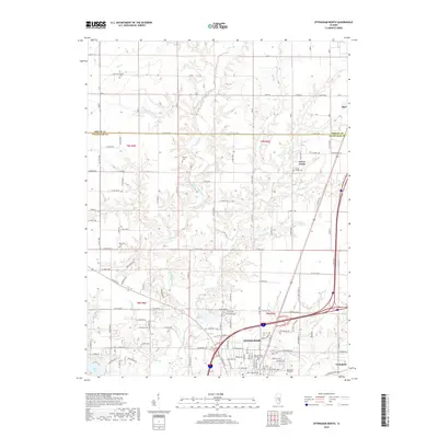 2018 Map of Effingham North, 2018 Print
