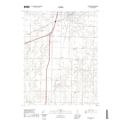 2021 Map of Effingham South, 2021 Print