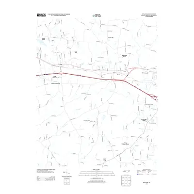 2013 Map of Efland, 2013 Print