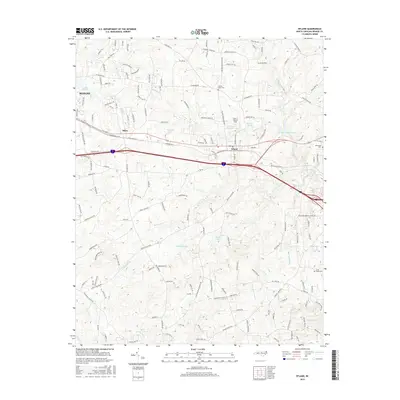 2016 Map of Efland, 2016 Print
