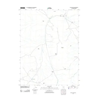 2012 Map of Egan Canyon, 2012 Print