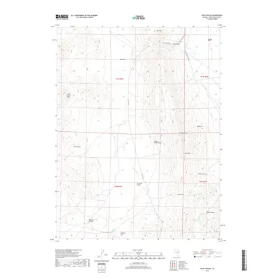 2018 Map of Egan Canyon, 2018 Print
