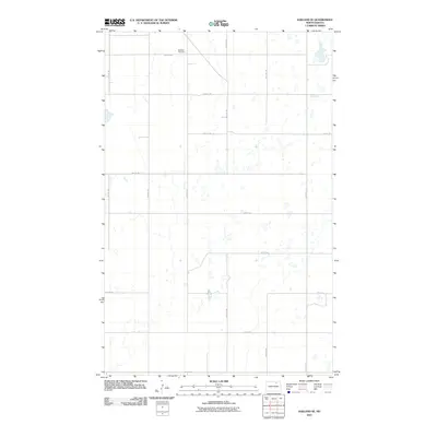 2011 Map of Egeland SE, 2011 Print