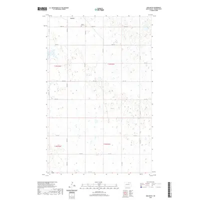 2020 Map of Egeland SE, 2020 Print