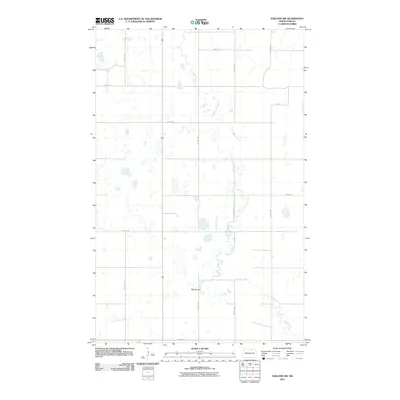 2011 Map of Egeland SW, 2011 Print