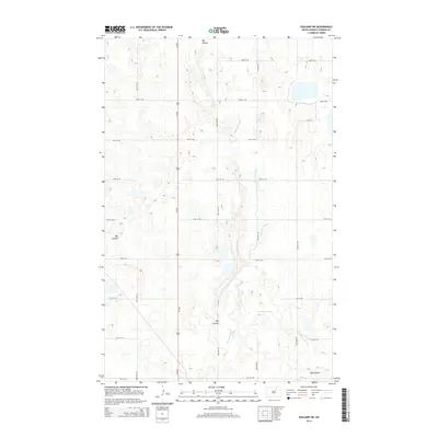 2014 Map of Egeland SW, 2014 Print