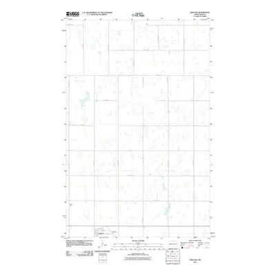 2011 Map of Egeland, 2011 Print