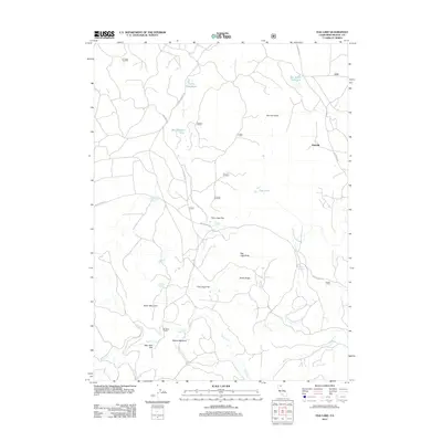2012 Map of Egg Lake, 2012 Print
