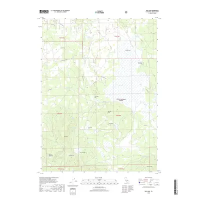 2018 Map of Egg Lake, 2018 Print