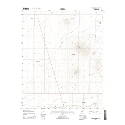 2014 Map of Egloffstein Butte, 2014 Print