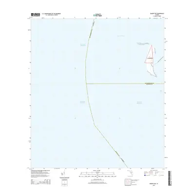 2015 Map of Egmont Key, 2015 Print
