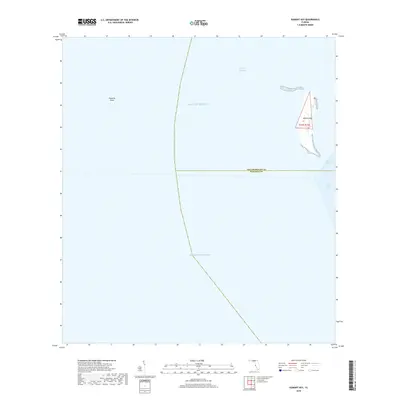 2018 Map of Egmont Key, 2018 Print