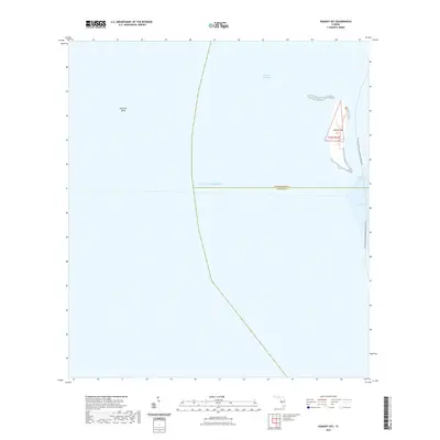 2021 Map of Egmont Key, 2021 Print