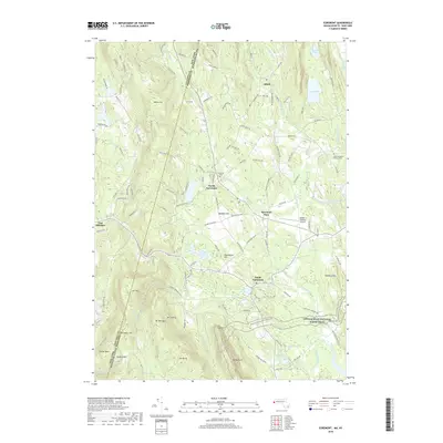 2018 Map of Egremont, 2018 Print