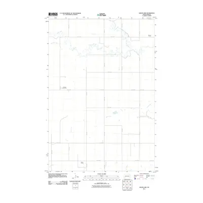 2011 Map of Ehler Lake, 2011 Print