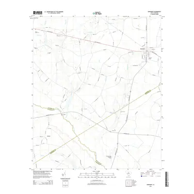 2014 Map of Ehrhardt, 2014 Print