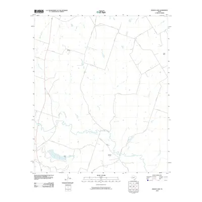 2010 Map of Eidson Lake, 2010 Print