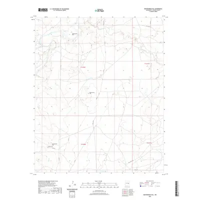 2020 Map of Eighteenmile Hill, 2020 Print