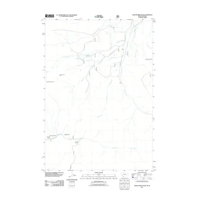 2011 Map of Eighteenmile Peak, 2011 Print