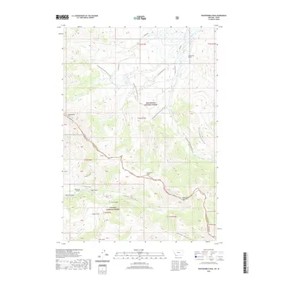 2020 Map of Eighteenmile Peak, 2020 Print