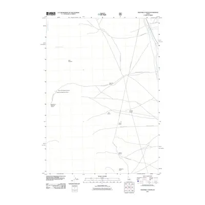 2011 Map of Eightmile Canyon, 2011 Print