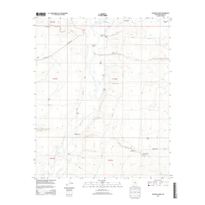 2013 Map of Eightmile Draw, 2013 Print