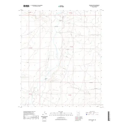 2020 Map of Eightmile Draw, 2020 Print