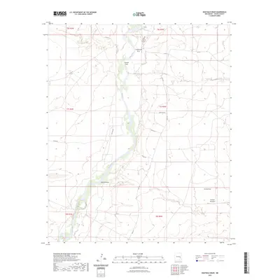 2023 Map of Eightmile Draw, 2023 Print