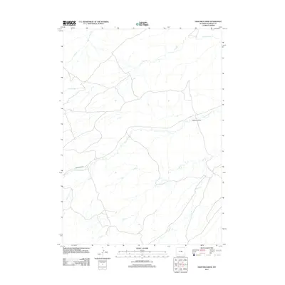 2012 Map of Eightmile Draw, 2012 Print