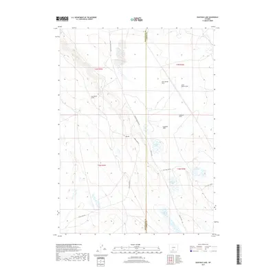 2017 Map of Eightmile Lake, 2017 Print