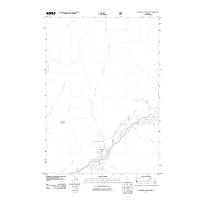 2011 Map of Eightmile Mountain, 2011 Print