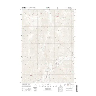 2013 Map of Eightmile Mountain, 2013 Print