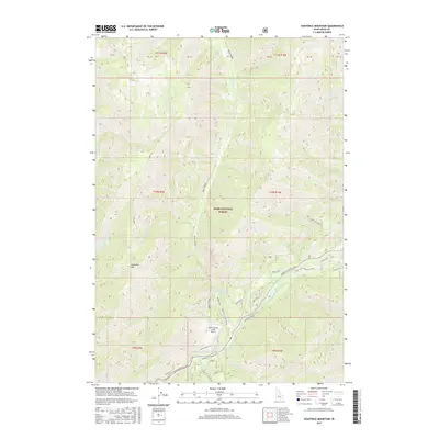 2017 Map of Eightmile Mountain, 2017 Print